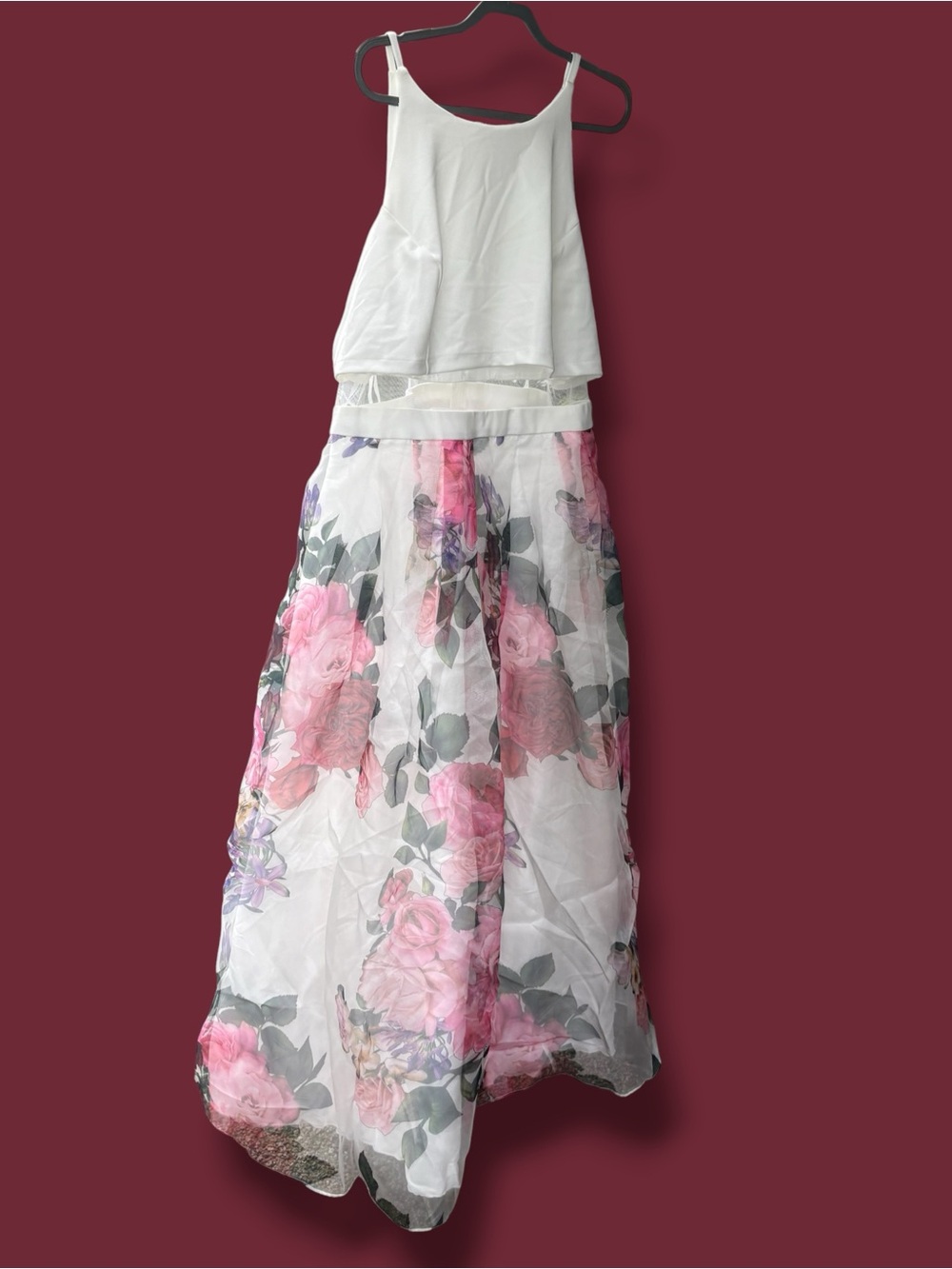 B Darlin Prom Style Princess Dress with Mesh Middle